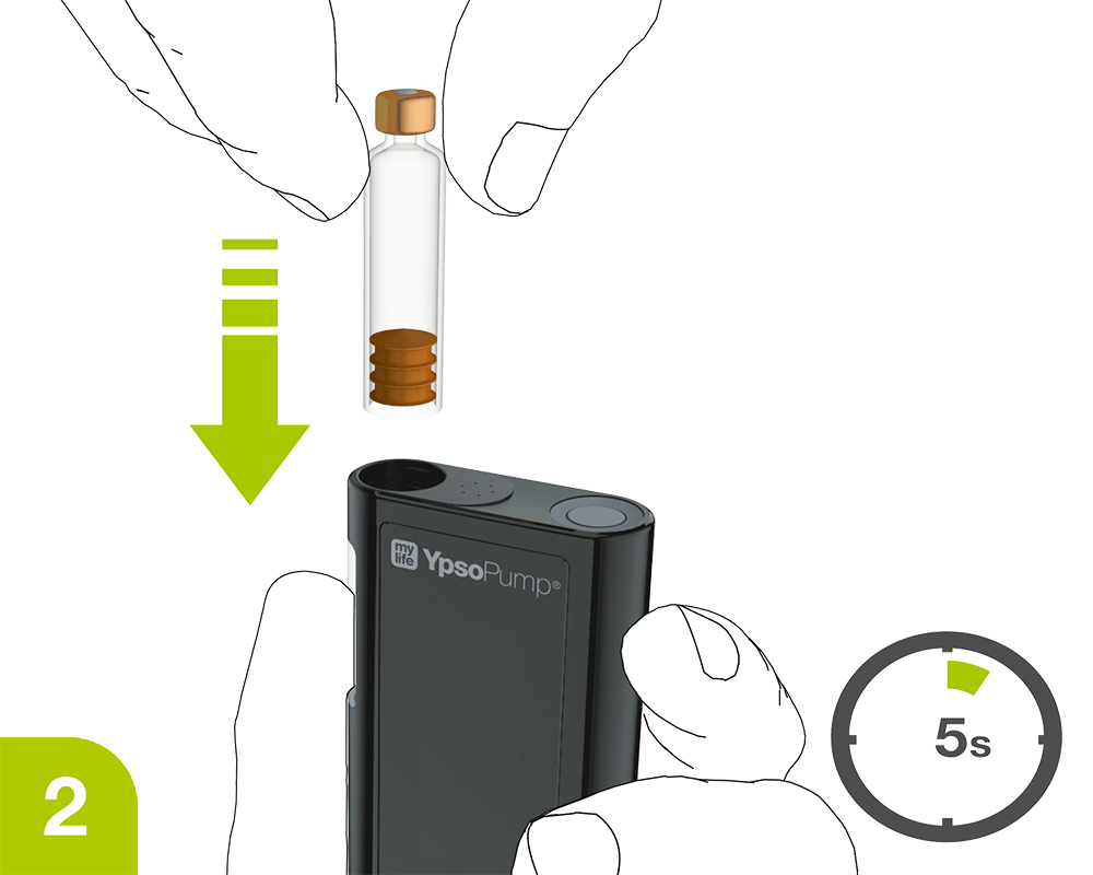 Changing a cartidge on the pump